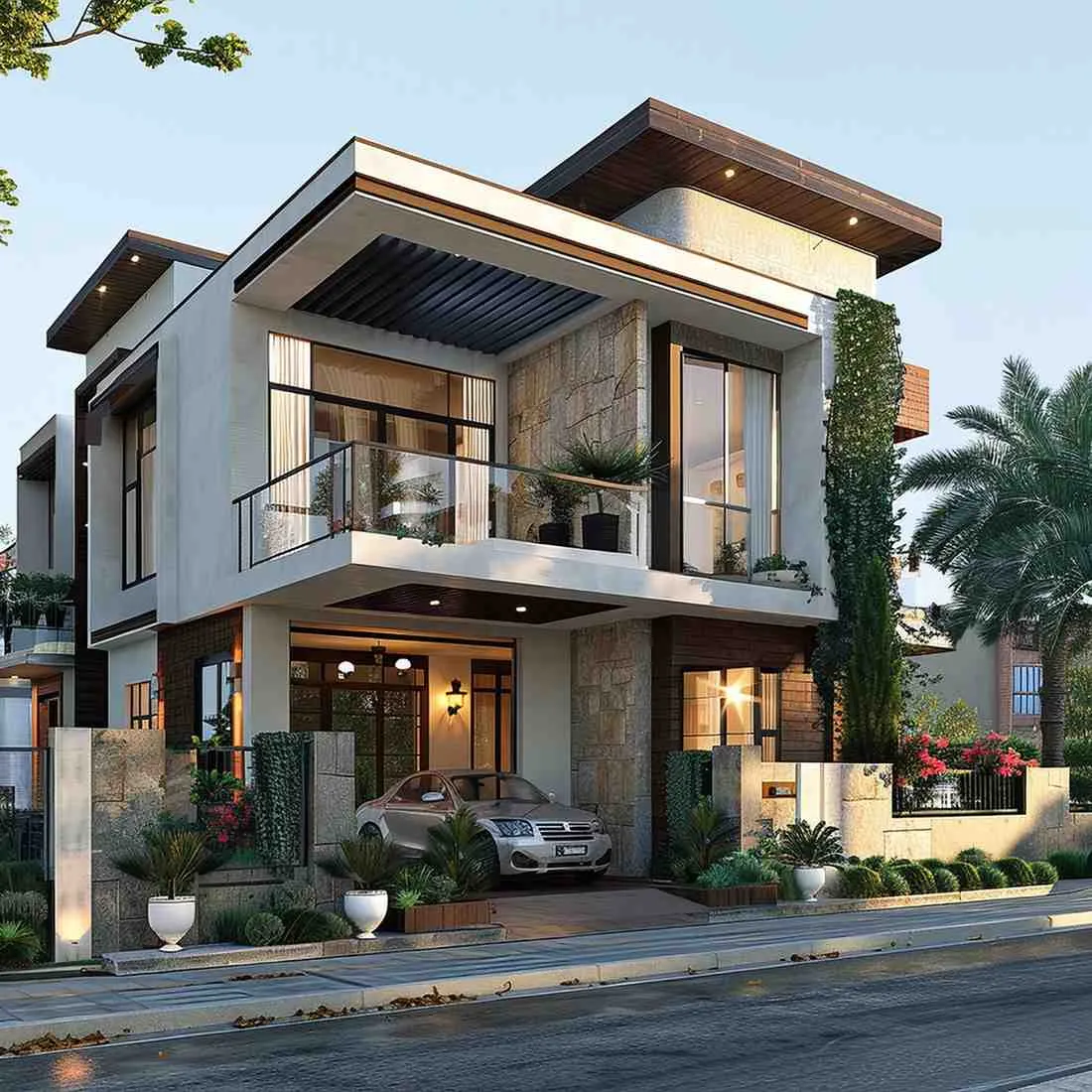 House exterior and roof